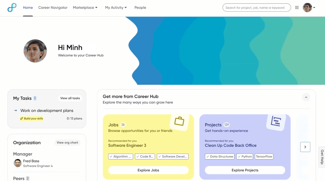 Talent Management Platform screenshot