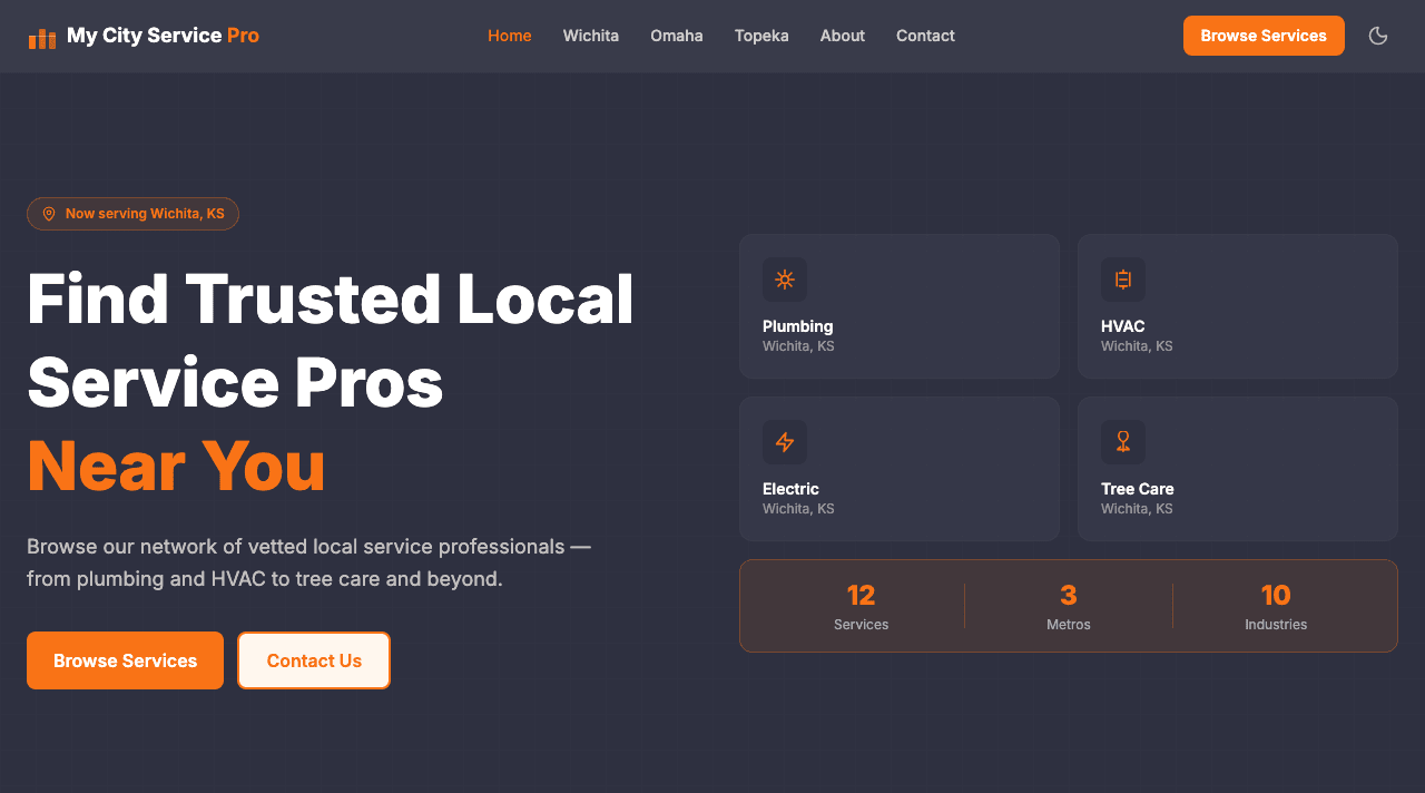 My City Service Pro screenshot