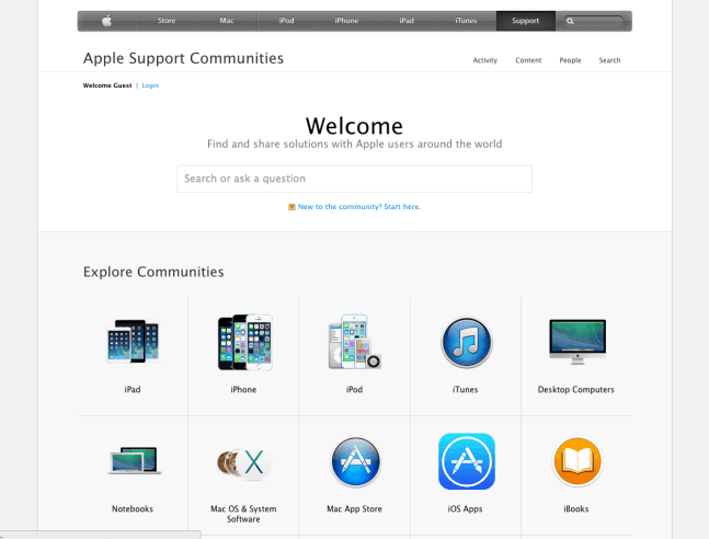 Community Support Website